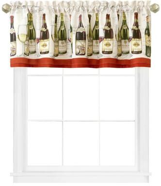 Threadmade "Wine Tasting Kitchen Valance - 60""W x 15""L"