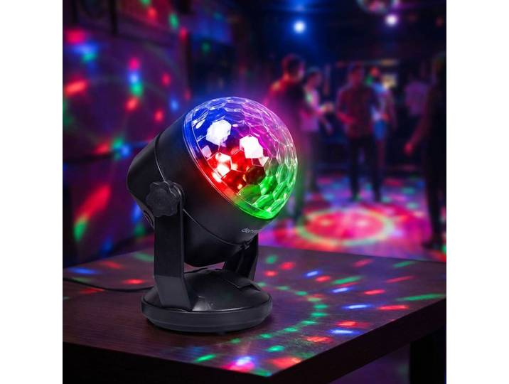 LED-Discokugel mit rotierendem Farblicht