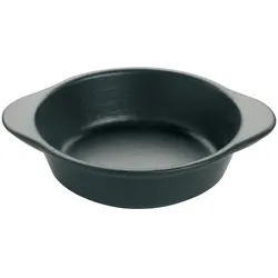 Matfer Le Chasseur tiefe, runde Auflaufform aus Gusseisen, schwarz (071081)