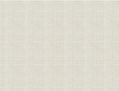 Ronald Redding Shirting Plaid Off White Wallpaper