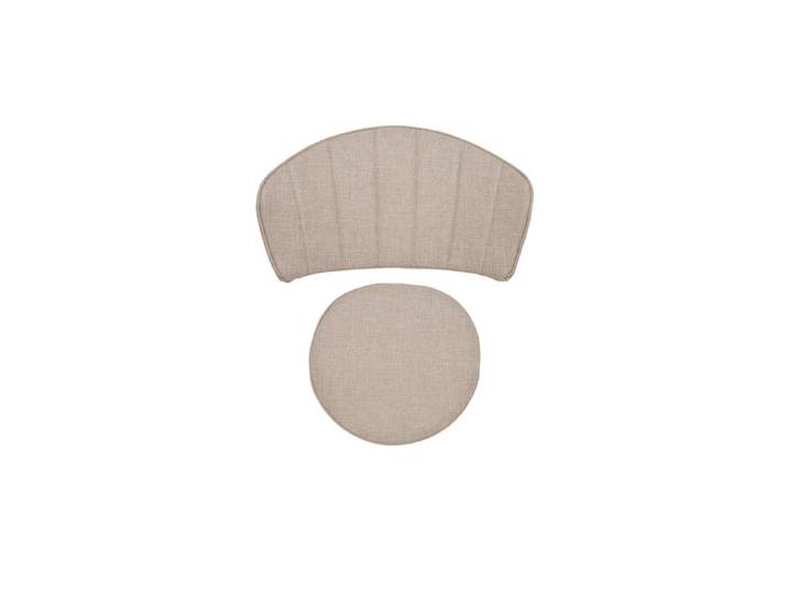 Sitz- und Rückenpolster (Set) für Vipp 710 Lagrasse Esszimmerstuhl Vipp gelb, Designer Vipp Design, 46/69x4x43/36 cm