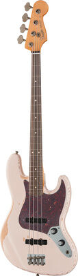 Fender Flea Sig Bass RDWRN SHP Faded Shell Pink