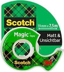 Scotch Klebefilmabroller Magic Tape grün, 7,5m Rollenlänge