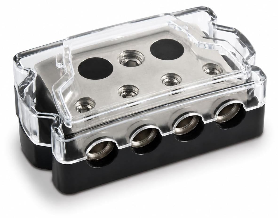Lustrens Car HiFi stroomverdeler SV 1-4 voor stroomkabels