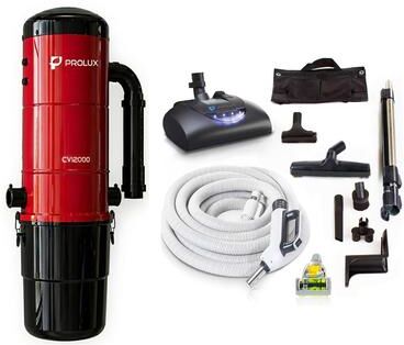 Prolux CV12000 Central Vacuum Unit System with Prolux Power Nozzle Kit and 25 Year Warranty