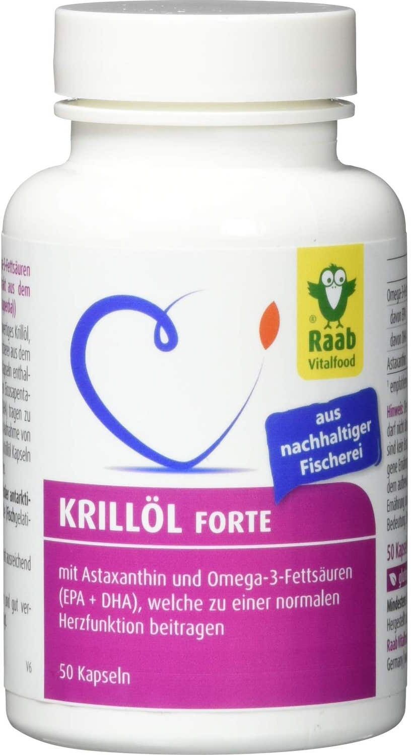 Raab Vitalfood Aceite Krill Forte 50 caps