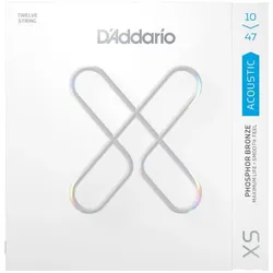 D'Addario Acoustic Phosphor Bronze 12 strings (12x, Gitarre, 0.02"), Saiten