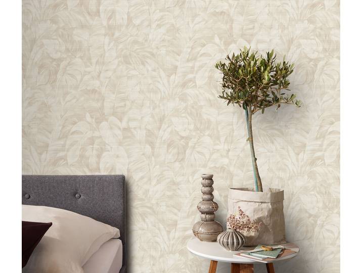 Vliestapete ERISMANN Vliestapete DELICIOSA , beige (creme), B:0,53m H:0,09m L:10,05m, Vlies, Tapeten, Vliestapete, Phthalate frei