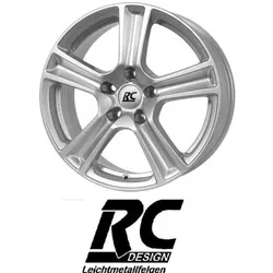 RC-Design RC19 5x15 4/100 ET40 Kristallsilber lackiert