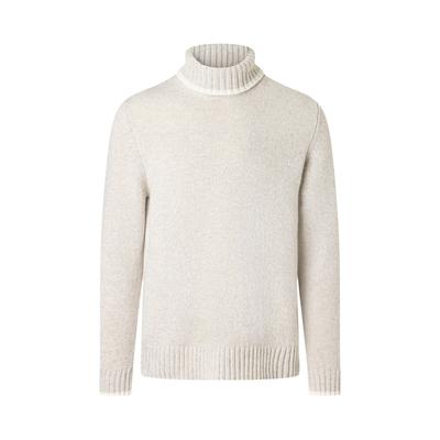 Strickpullover MAERZ MUENCHEN "Maerz Muenchen 439500 Strickpullover Herren Bekleidung", Herren, Gr. 52, grau, 100% Schurwolle, Pullover Strickpullover