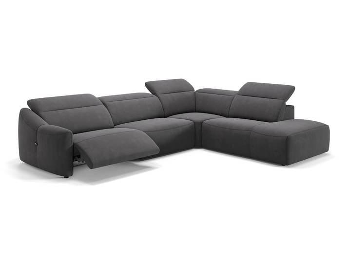 Stoff Garnitur SAMOA XXL Sofa Couch Ecksofa