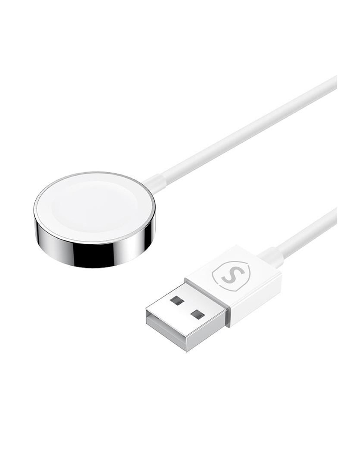 SiGN Magnetic Wireless Charger MagSafe for Apple Watch - 2.5W - 3A - 1.2m - White