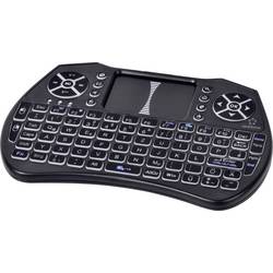 Renkforce RF-MWK-103 Funk Tastatur Deutsch, QWERTZ Schwarz Integriertes Touchpad RF-7481488