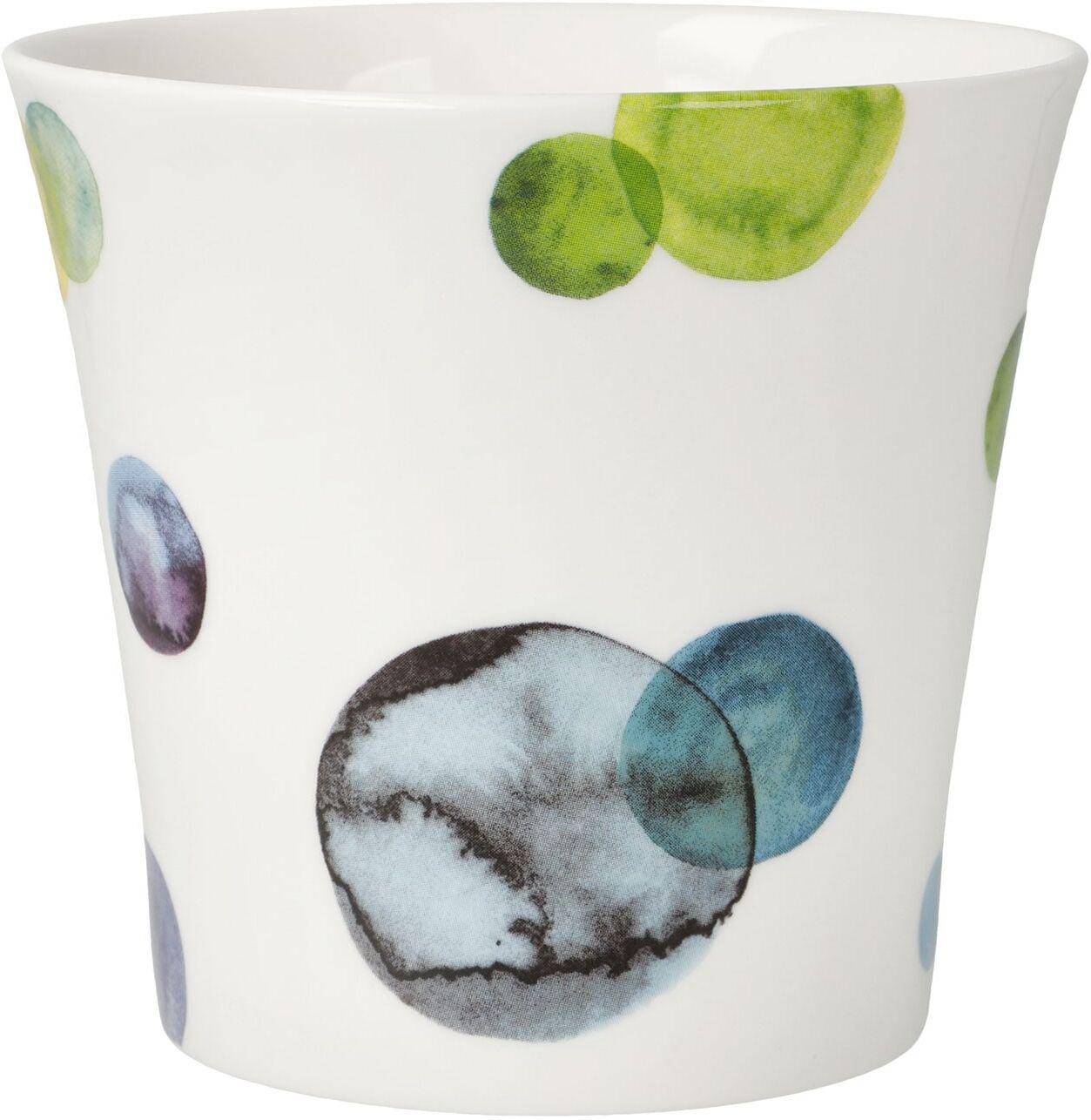 Tasse GOEBEL "Coffee-/Tea Mug Colori Mix", bunt, B:10,5cm H:9,5cm, Porzellan, Trinkgefässe, Tasse bunt 9,5cm, 1 Stk.