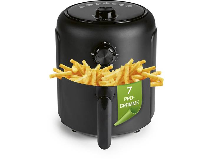 GOURMETmaxx Heteluchtfriteuse met 2\,3 liter & 1000 watt - incl. timer & 8 functies