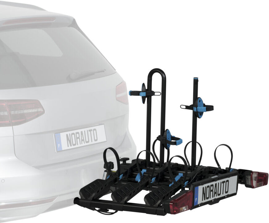 Porte-vélos Sur Attelage Norauto Deck 200-3 Pour 3 Vélos