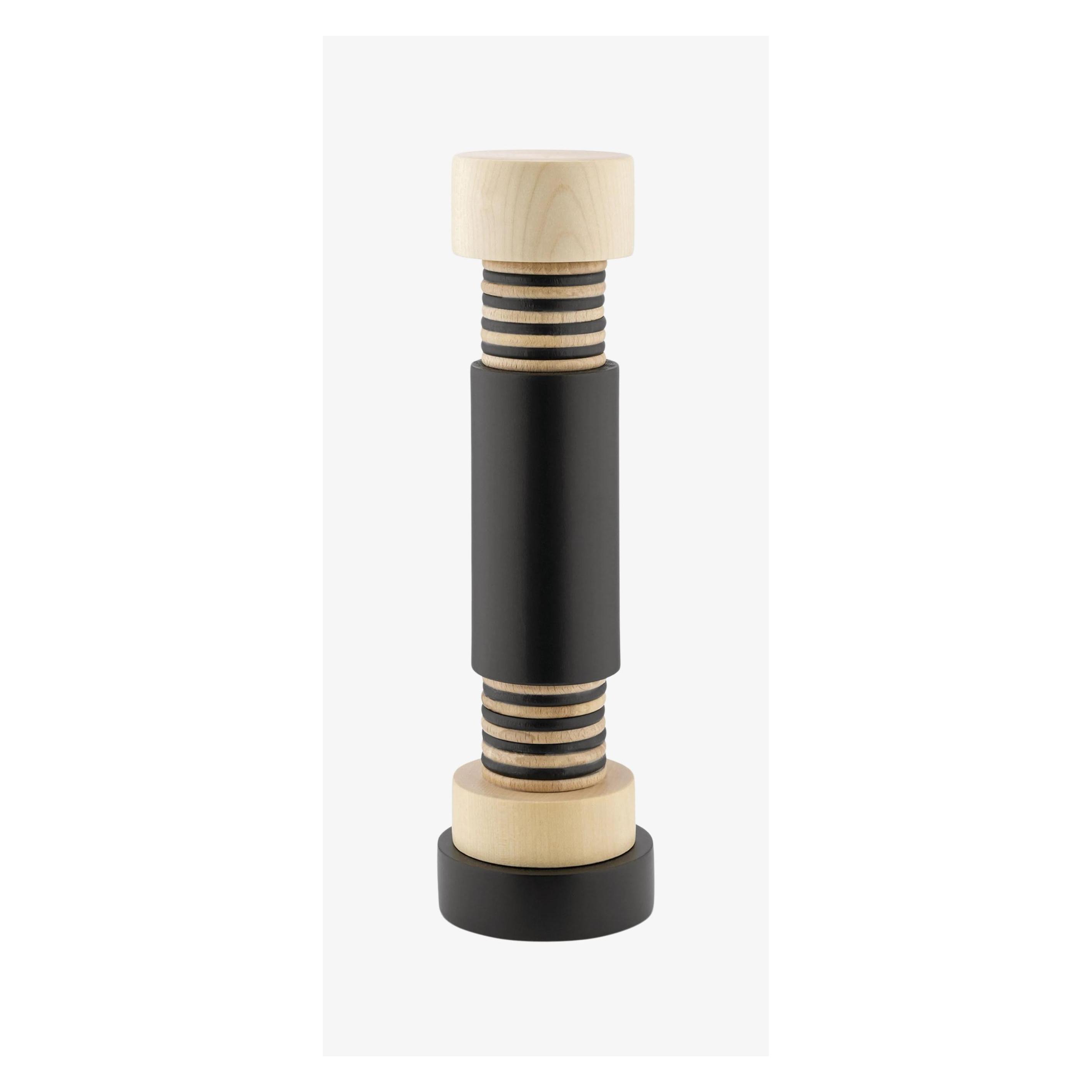 Alessi Twergi Salz/Pfeffermühle aus Buchenholz (Diverse Gewürze, Pfeffer, Salz) (MP0215)