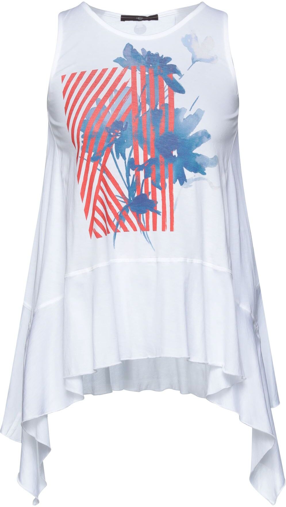 High Camiseta de tirantes Mujer Blanco XS Mujer