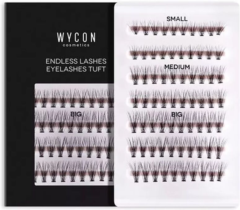 WYCON - Falsche Volumen-Wimpern, Charcoal Black