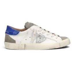Philippe Model für Damen. PRLD Prsx Low Ledersneaker weiß (38), Wohnung, Schnürsenkel, Lässig