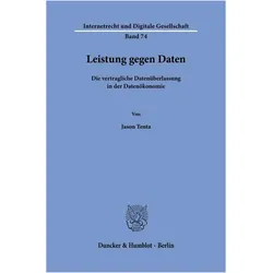 Tenta:Leistung gegen Daten, Fachbücher von Jason Tenta