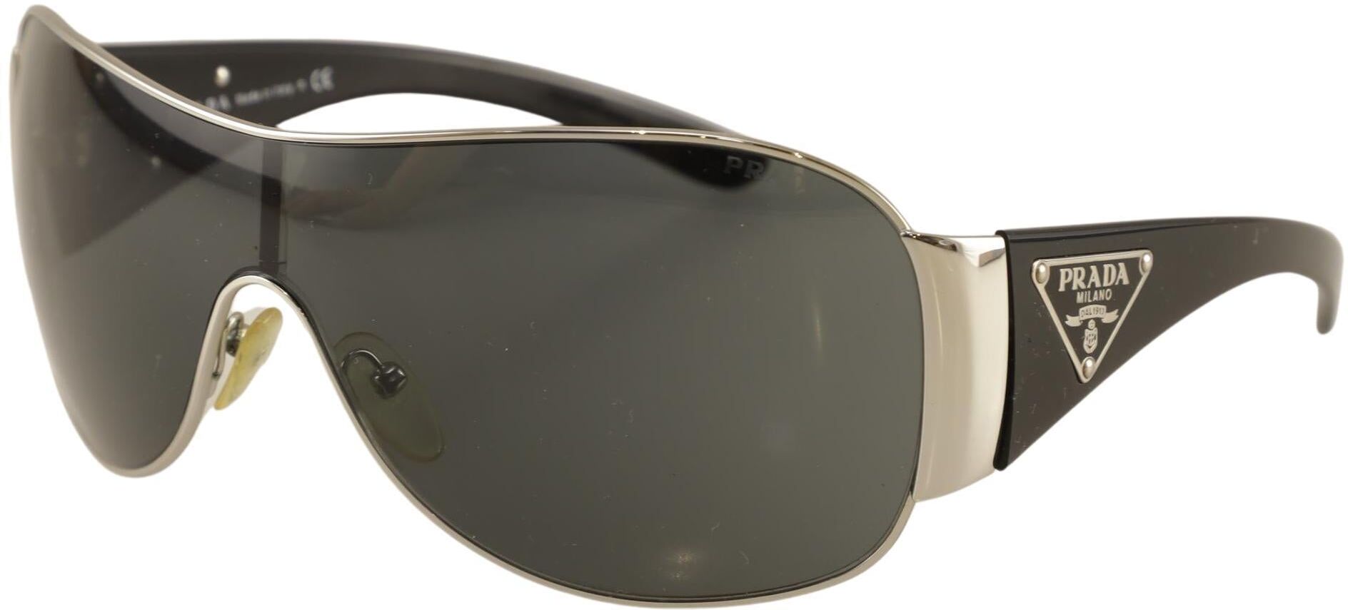 Prada Damen Sonnenbrille, Silber - Second Hand