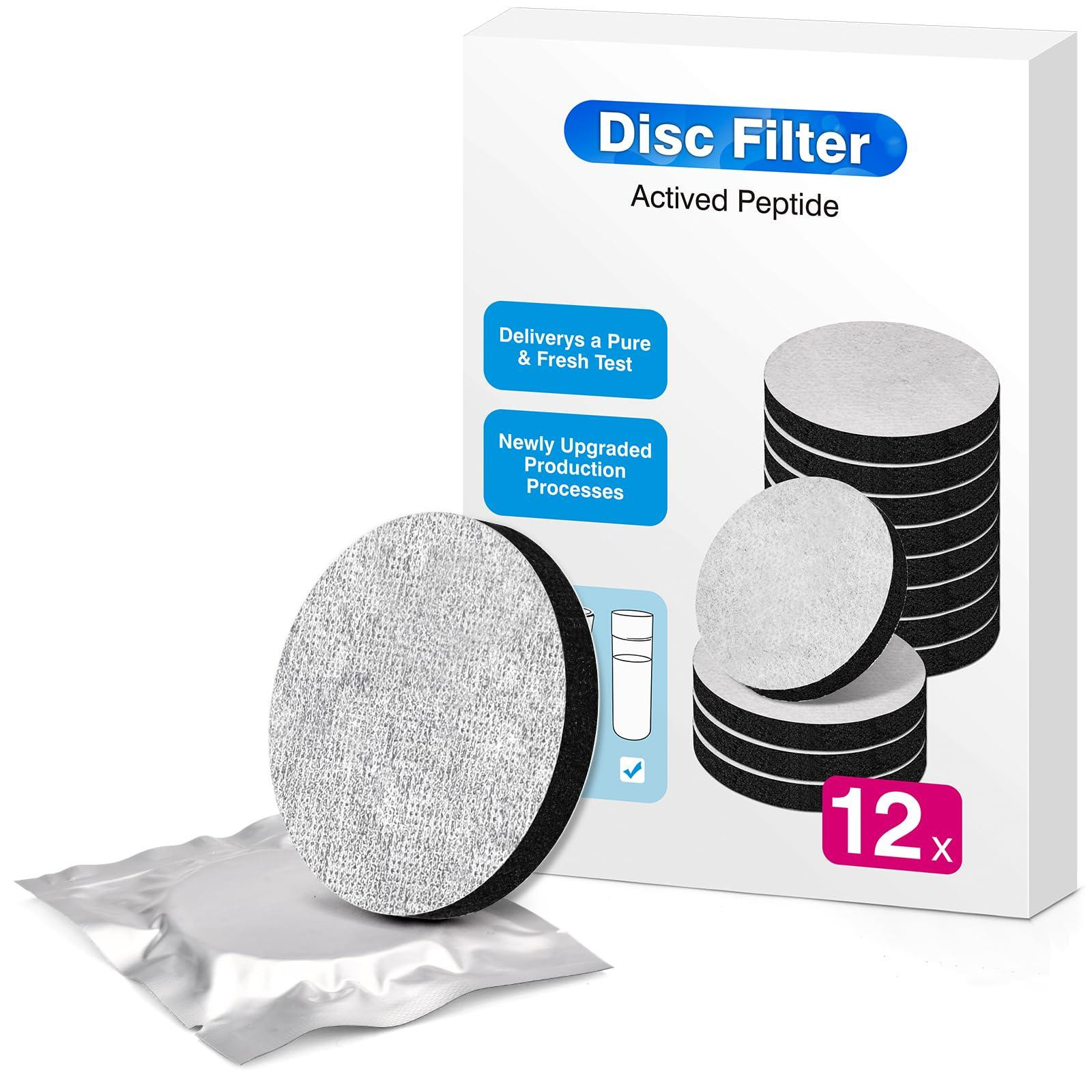 Dripio MicroDisc waterfilters voor Brita Fill&Go, 12 stuks