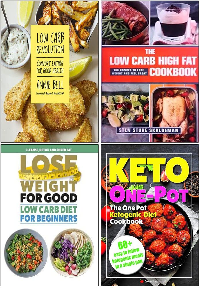 Various Publishers Low Carb Revolution & Ketogenic Diet Cookbook 4 Book Paperback Set - Annie Bell, Liz Williams & More - Low Carb, LCHF & Keto Recipes