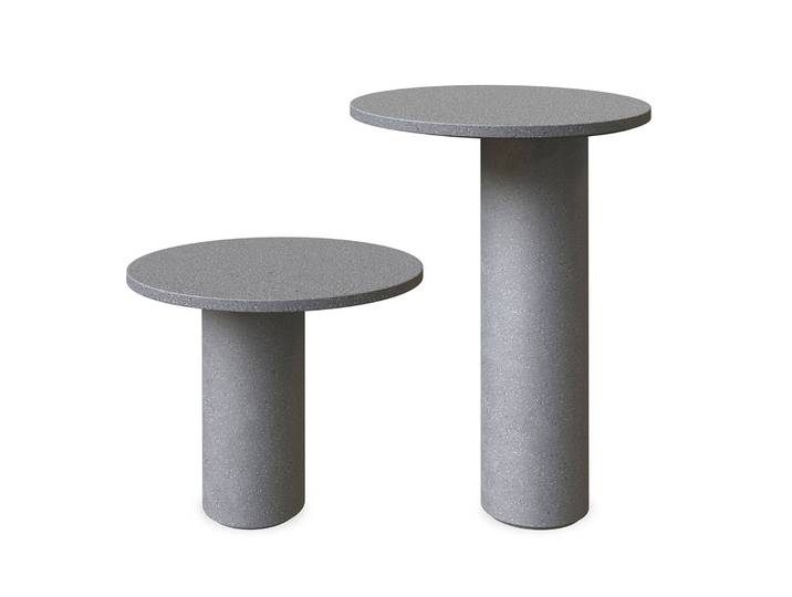 LEDS-C4 LED Sockelleuchte Moal, alu / grau / zink, Beton, Modern, LED Außenleuchte