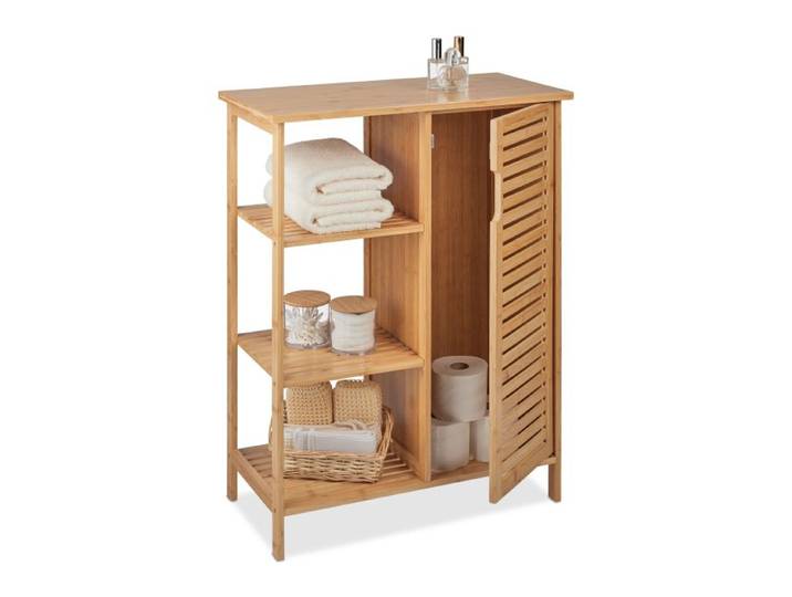 Relaxdays Badschrank aus Bambus