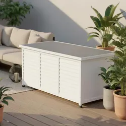 Kissenbox Biona Weiß aus Echtholz
