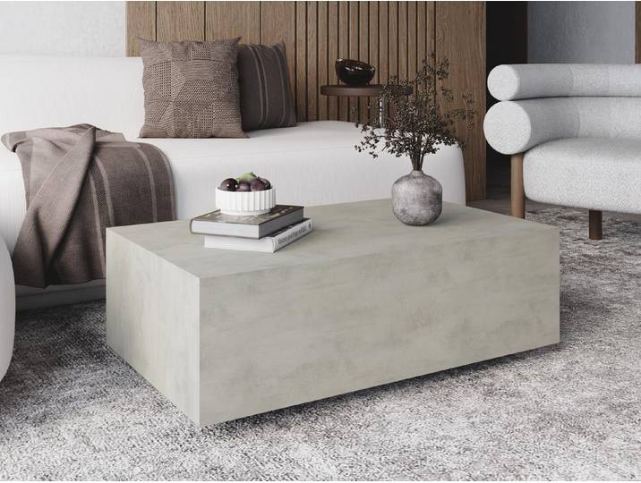 Compleo Couchtisch 90x55x31,5 cm, Wohnzimmertisch, rechteckig, Kaffeetisch, MADE IN EU, Premium-Möbel, MORS