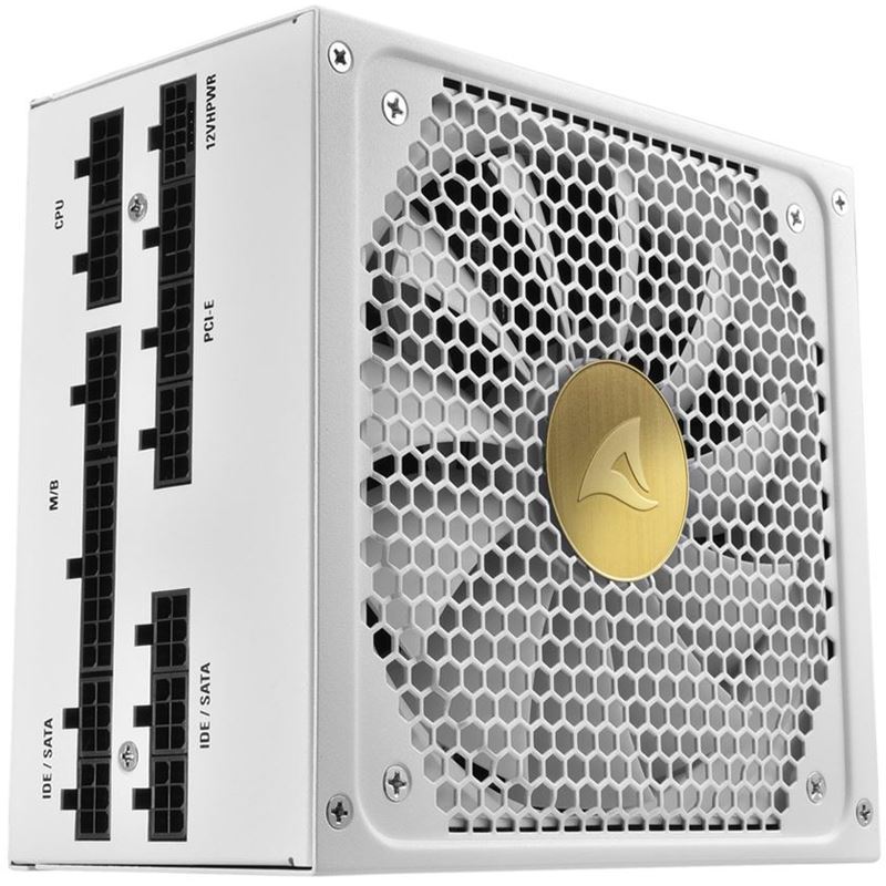 1000 Watt Sharkoon Rebel P30, weiß Modular 80+ Gold