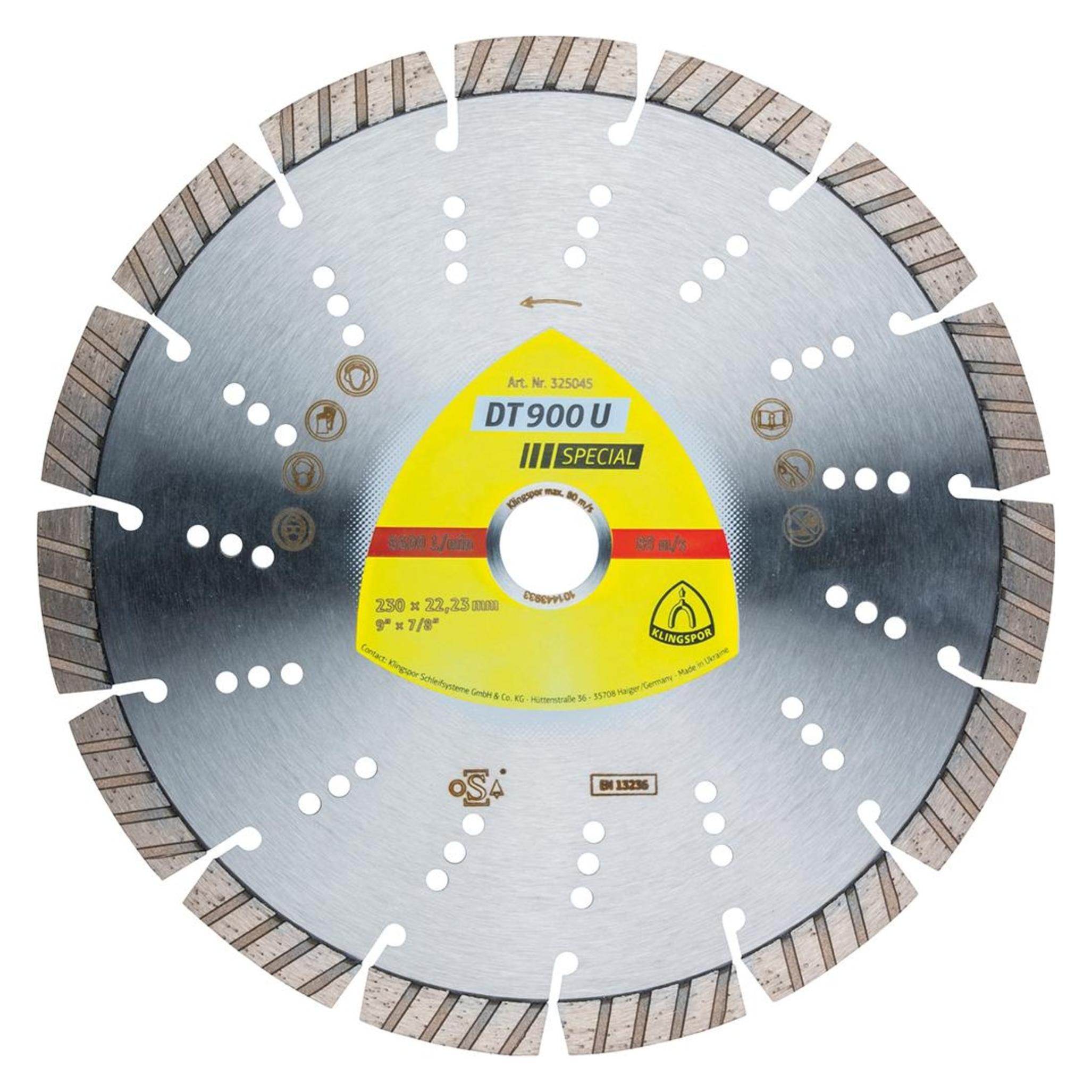 Klingspor DT 900 U Special - Diamanttrennscheibe 180 x 22,23 mm (325028)