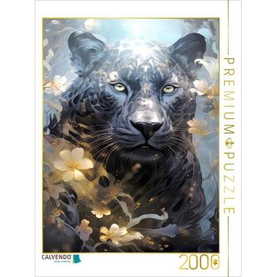 CALVENDO Puzzle Tierportrait Malerei | 2000 Teile Lege-Größe 90x67cm Foto-Puzzle für glückliche Stunden