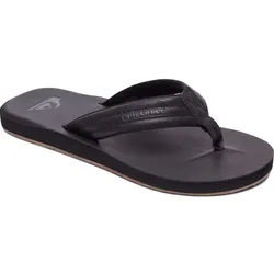 Quiksilver Carver Nubuck Zehenstegsandalen - schwarz