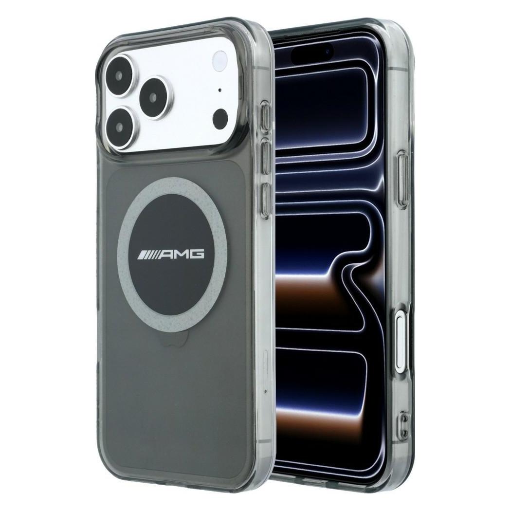 Mercedes Case AMG IML Transparent Bicolor Block MagSafe for iPhone 18 Pro Max / 17 Pro Max black (Apple iPhone 17 Pro Max, Apple iPhone 18 Pro Max) (AMG00120)