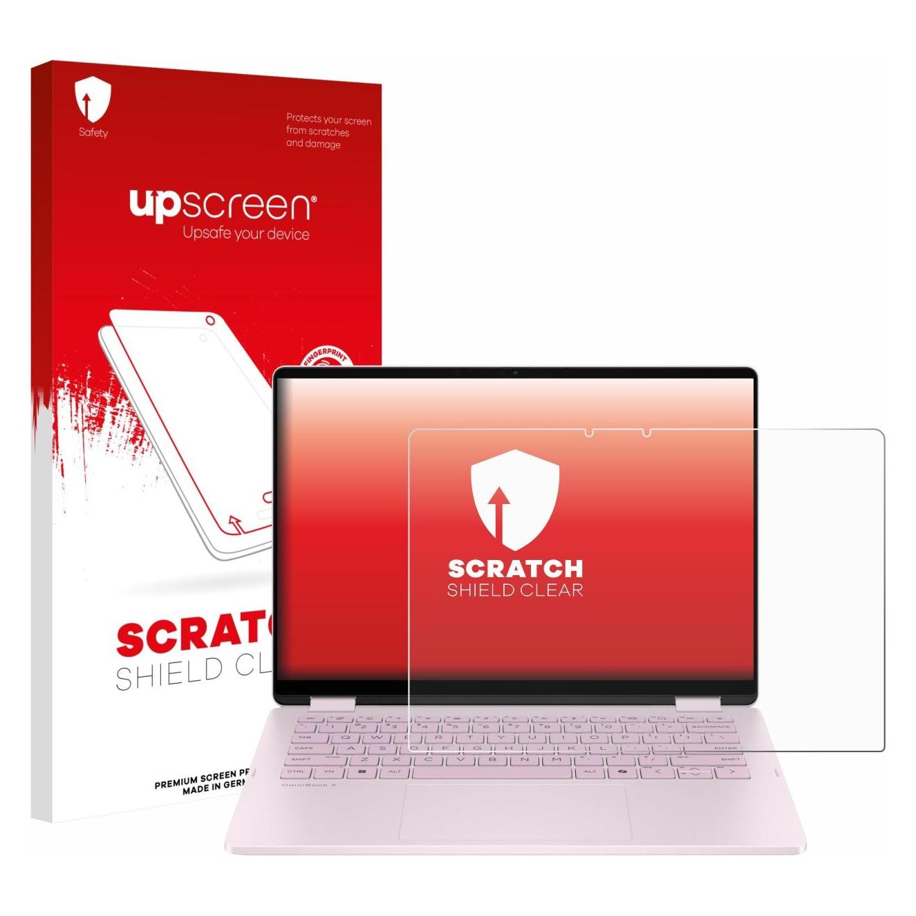 upscreen Schutzfolie für HP OmniBook 5 Flip 14 14-fp0153ng Displayschutz Displayschutzfolie Folie Klar (14") (2861264)