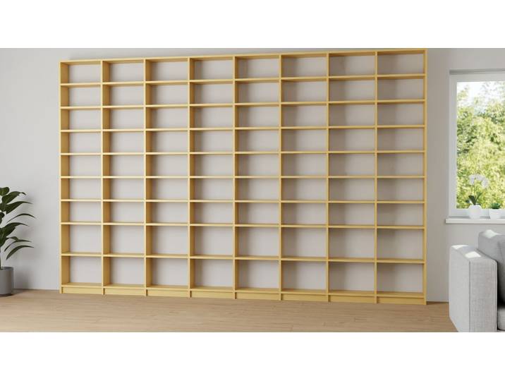 Étagère à livres en bois massif - design Pickawood Hêtre Naturel huilé