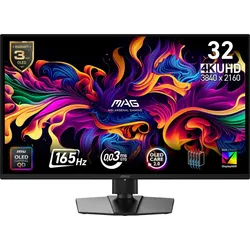MSI MAG 322UP QD-OLED E16 - 80 cm (31.5") 3840 x 2160 Pixel 4K Ultra HD Schwarz
