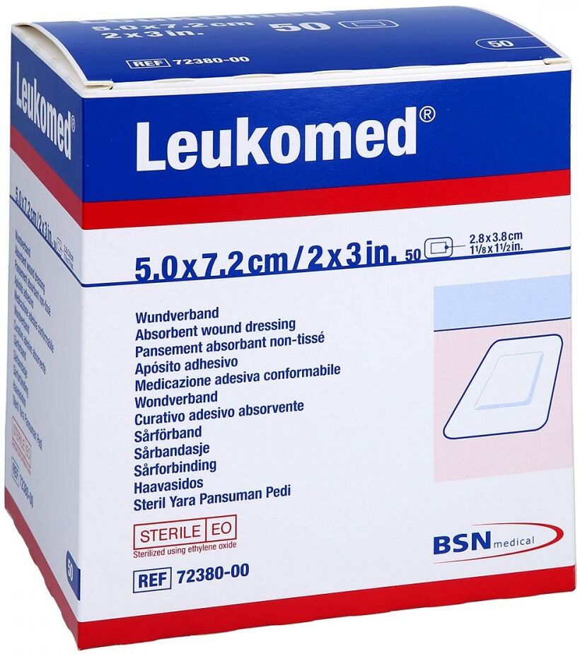Leukomed sterile Pflaster 5x7,2 cm 50stk
