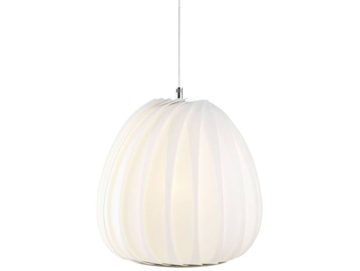 Tom Rossau Pendellampe Avellana Weiss Kunststoff 806 lm B 30 cm - LED - Lichtfarbe: Extra warmweiss - LED Energiesparlampen