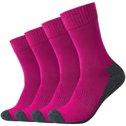 4er Pack camano Pro Tex Crew Funktionssocken 4710 - raspberry 39-42