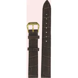 Certina - Leder Elegance 1 Lederband Braun 13/12mm C600006857 - alligator-prägung,braun,kalb