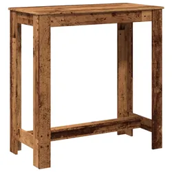 vidaXL Bartisch Altholz-Optik 102x50x103,5 cm Holzwerkstoff