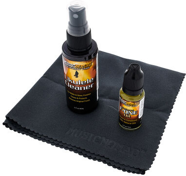 MusicNomad Premium Ukulele Care Kit 3 pc