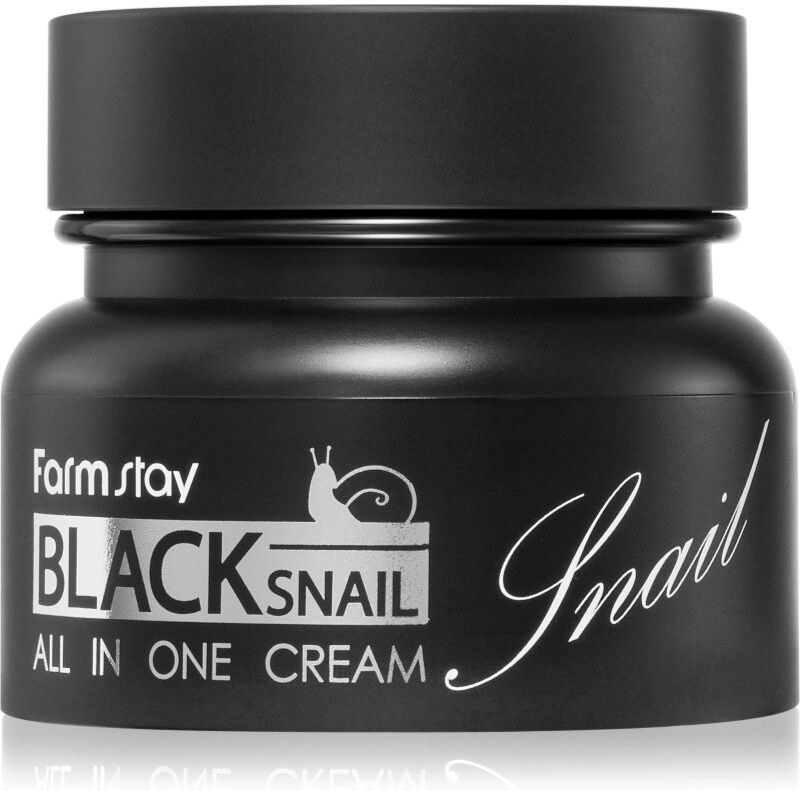 Farmstay Black Snail All-In One crème nourrissante visage à l'extrait de bave d'escargot 100 ml