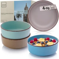 Sänger Geschirr Schalen Set Bombay Meeresboden, Schüssel + Schale, Mehrfarbig