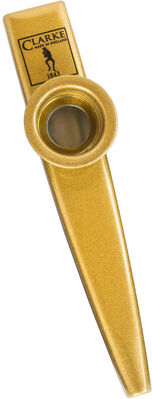 Clarke Tin Kazoo Coated Gold Gold