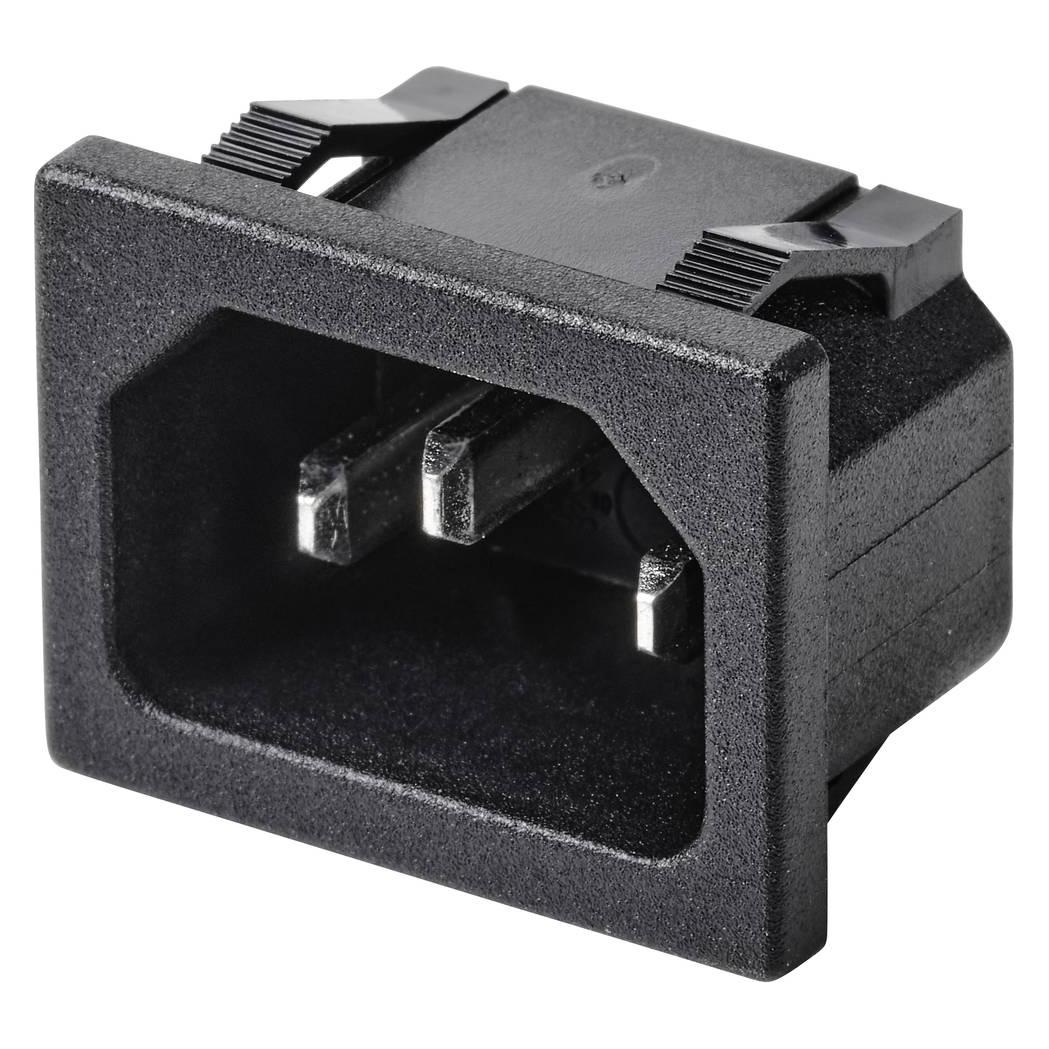 Tru Components TC-10088384 Kaltgeräte-Steckverbinder Stecker, Einbau vertikal (TC-10088384)